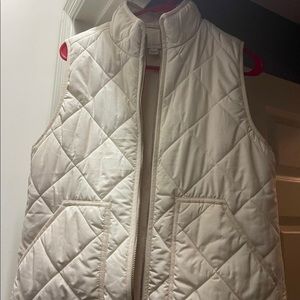 j.crew cream vest